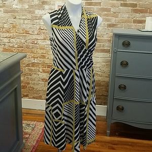 Faux Wrap Dress